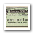 Rótulo de "Xarope Iodotânico - Fosfatado"