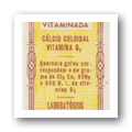 Rótulo de "Calcinose - Vitaminada"