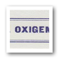 Etiqueta de "Água Oxigenada"