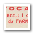 Etiqueta de "Novocaína"