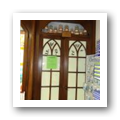 Fotografias da porta antiga que dava acesso ao laboratório