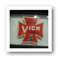 Fotografia de publicidade antiga ao Vick