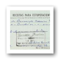 Receita para estupefacientes do Dr. Belmiro Ernesto Donato Silva Caseiro Alves