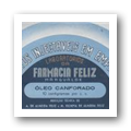 Rótulo de "Óleo Canforado"