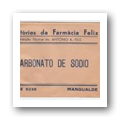 Envelope para venda de Bicarbonato de Sódio