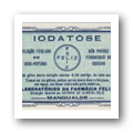 Rótulo de "Iodatose"