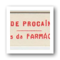 Etiqueta de "Soluto de Procaína a 2%"
