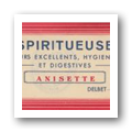 Rótulo de "Spiritueuse - Ansinette"