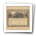 Diploma de Membro Correspondente da Sociedade Farmacêutica de Lisboa atribuído a Francisco António Pimentel