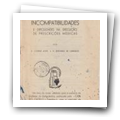Livro "Incompatibilidades e dificuldades na execução de prescrições médicas" da autoria de A. Correia Alves e R. Redondo de Carvalho
