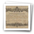 Diploma de Sócio Correspondente do Colégio de Farmacêuticos de Madrid atribuído a José Dionísio Correia