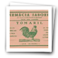 Rótulo para embalagem de Tomaril, especialidade para o tratamento de doenças de aves