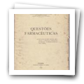 Livro "Questões Farmacêuticas" da autoria de Guilherme de Barros e Cunha