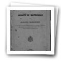 Livro de Registo de Matrículas de Praticantes Farmacêuticos