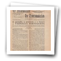 Jornal "O Monitor de Farmácia" ano VIII N.º 174