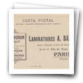 Vale postal dos Laboratórios A. Bailly