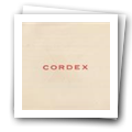 Folheto publicitário da especialidade farmacêutica ”Cordex”