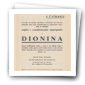Folheto publicitário "Dionina"