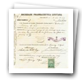 Ordens de Pagamento da Sociedade Farmacêutica Lusitana a Estevão Nunes