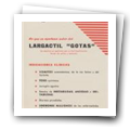 Folheto publicitário da especialidade farmacêutica ”Largactil - Gotas”